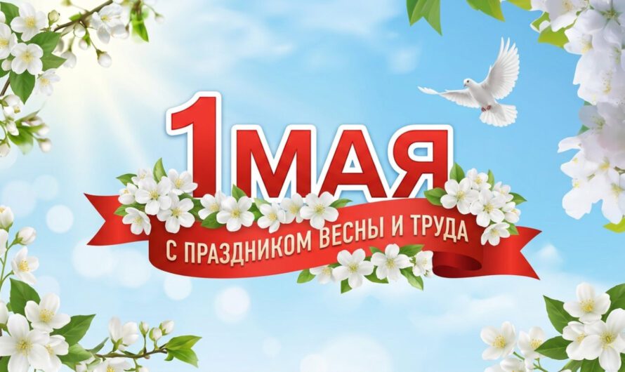 Поздравляем С Днем Весны и Труда!